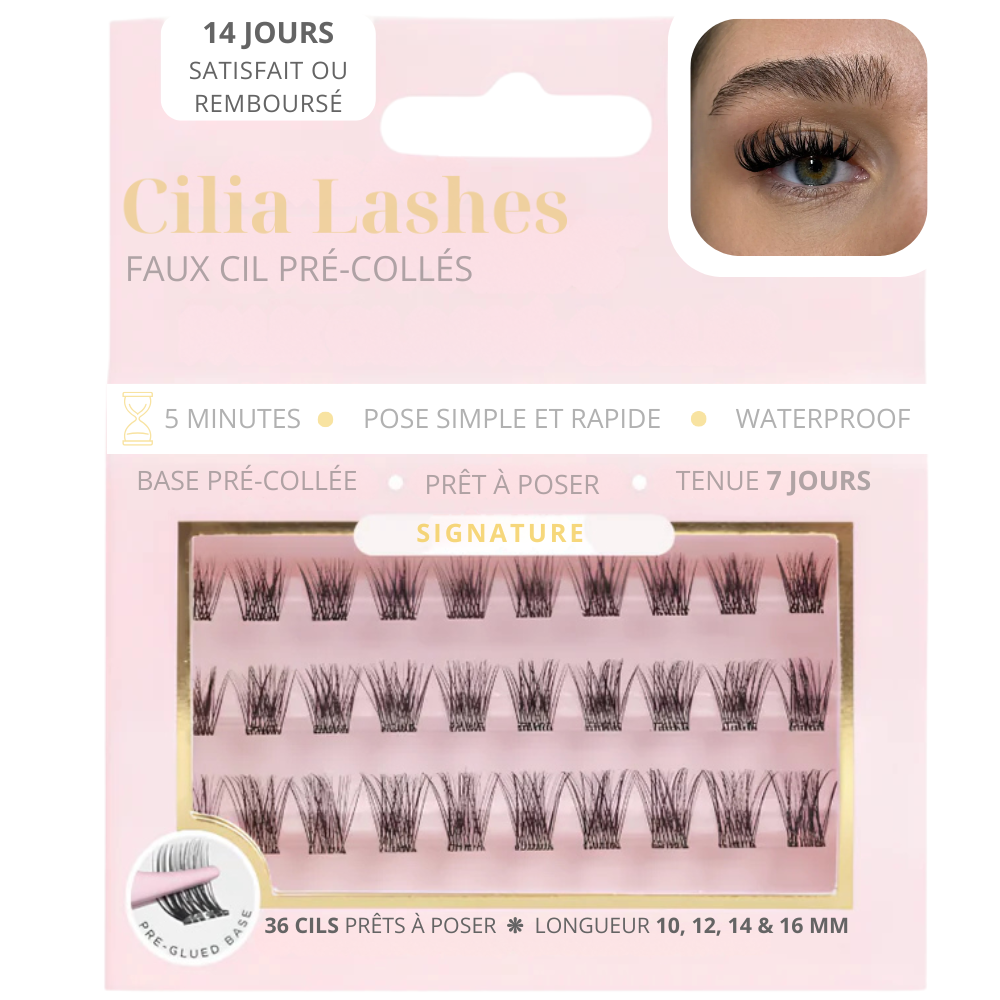 Nos faux cils pré-collés