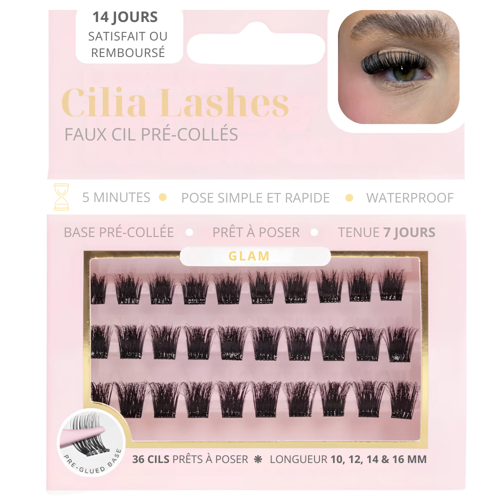 Nos faux cils pré-collés