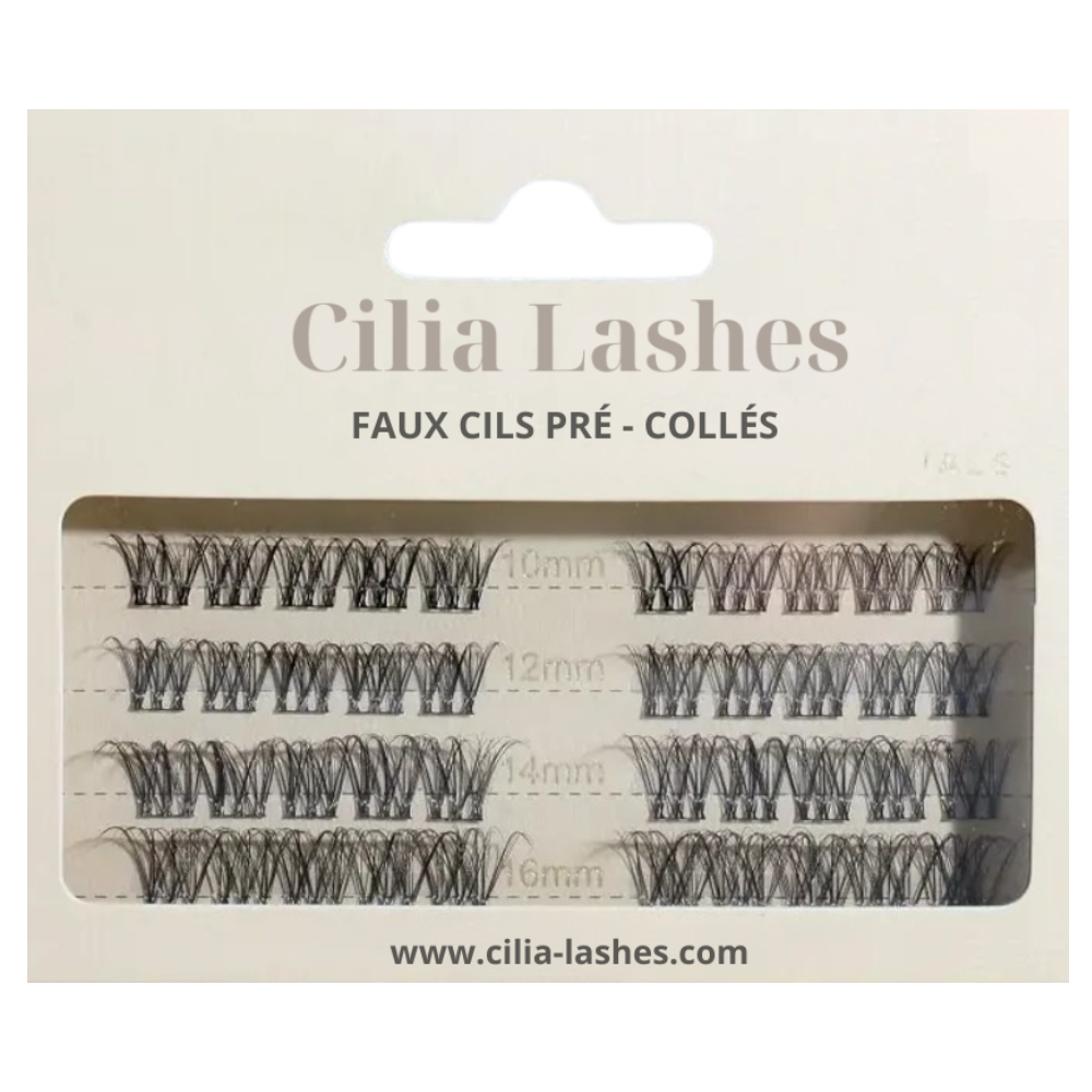 Faux cils pré-collés - Un regard sublimée en 5 minutes sans colle